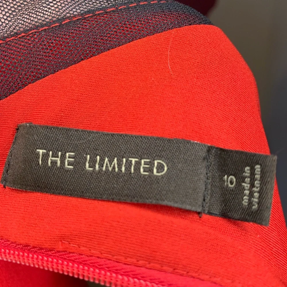 The Limited Red Dress with black accents, good condition. Fully lined - Picture 5 of 6